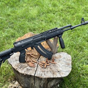 AK 47 króm acél cső (FÉG, mart tokos) 7,62 x 39 , B7-es kat. - új rövid előagy, új válltámasz, levehető tokfedél